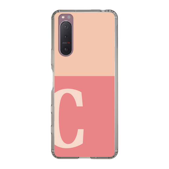 Slim Protection Case［ Original - initial two tone - C pink ］
