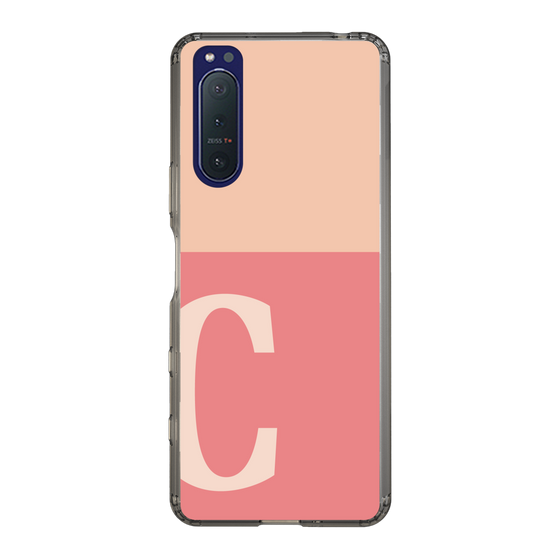 Slim Protection Case［ Original - initial two tone - C pink ］