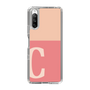 Slim Protection Case［ Original - initial two tone - C pink ］