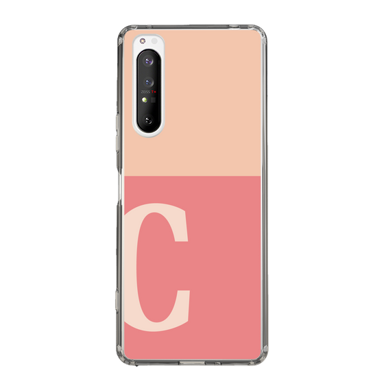 Slim Protection Case［ Original - initial two tone - C pink ］