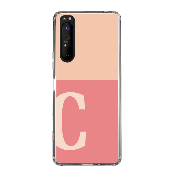 Slim Protection Case［ Original - initial two tone - C pink ］