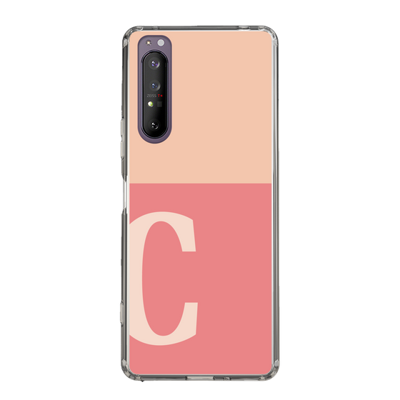 Slim Protection Case［ Original - initial two tone - C pink ］