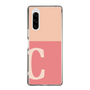 Slim Protection Case［ Original - initial two tone - C pink ］