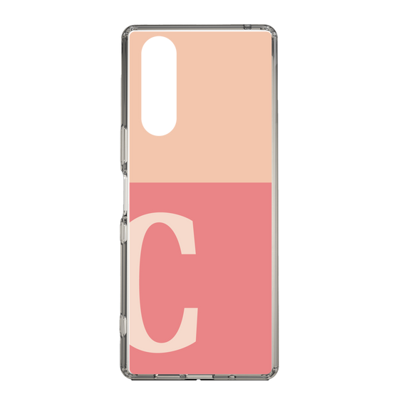 Slim Protection Case［ Original - initial two tone - C pink ］