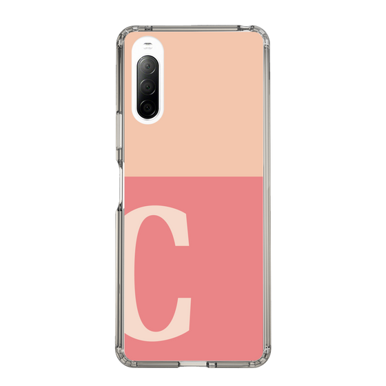 Slim Protection Case［ Original - initial two tone - C pink ］