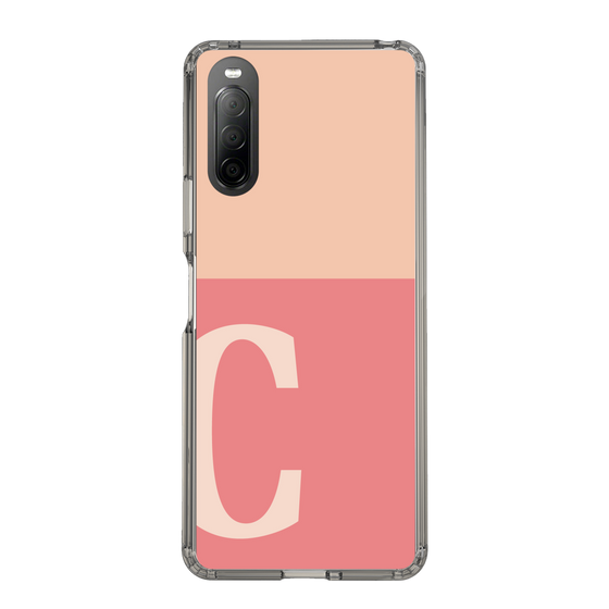 Slim Protection Case［ Original - initial two tone - C pink ］