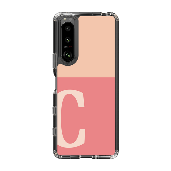 Slim Protection Case［ Original - initial two tone - C pink ］