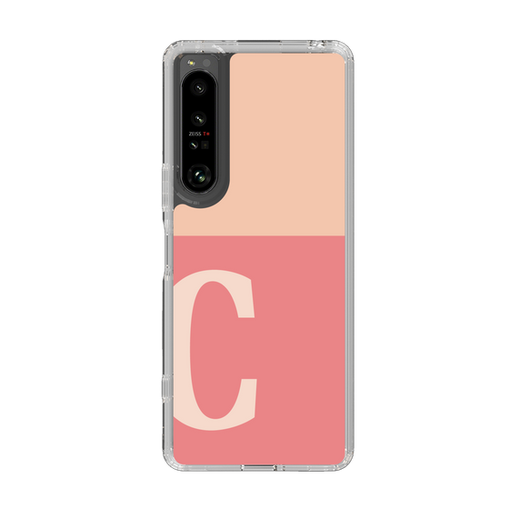 Slim Protection Case［ Original - initial two tone - C pink ］