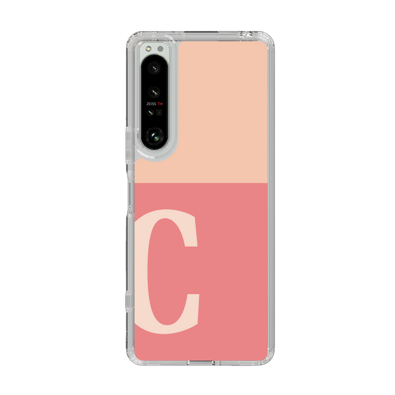 Slim Protection Case［ Original - initial two tone - C pink ］