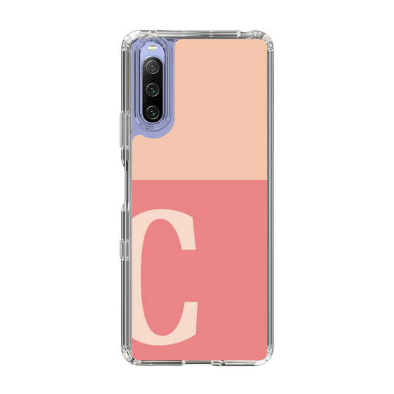 Slim Protection Case［ Original - initial two tone - C pink ］