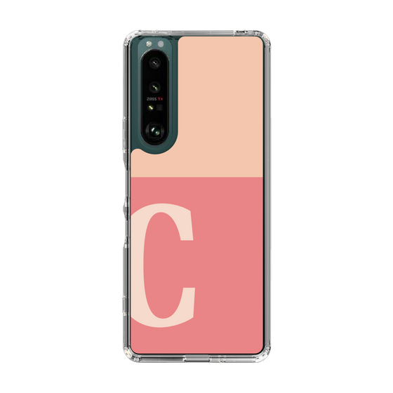 Slim Protection Case［ Original - initial two tone - C pink ］