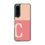 Slim Protection Case［ Original - initial two tone - C pink ］