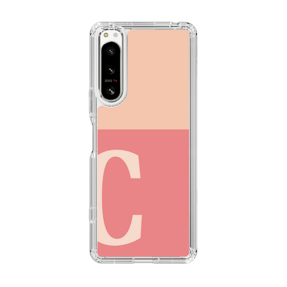 Slim Protection Case［ Original - initial two tone - C pink ］