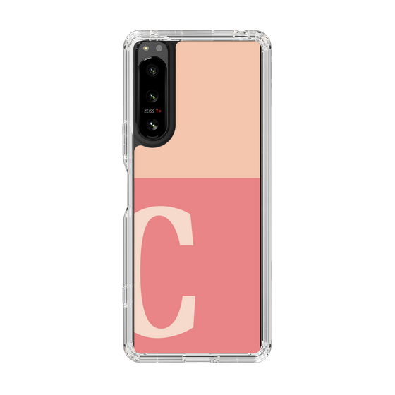 Slim Protection Case［ Original - initial two tone - C pink ］