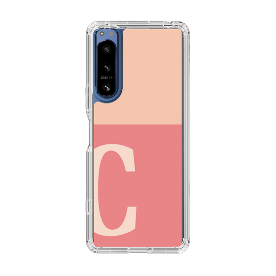 Slim Protection Case［ Original - initial two tone - C pink ］