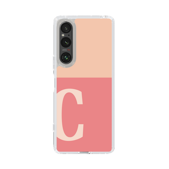 Slim Protection Case［ Original - initial two tone - C pink ］