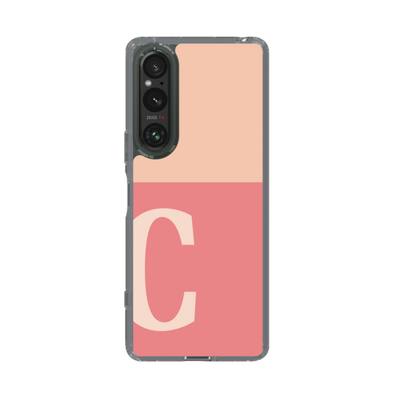 Slim Protection Case［ Original - initial two tone - C pink ］