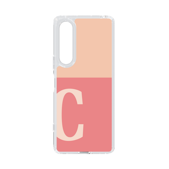 Slim Protection Case［ Original - initial two tone - C pink ］