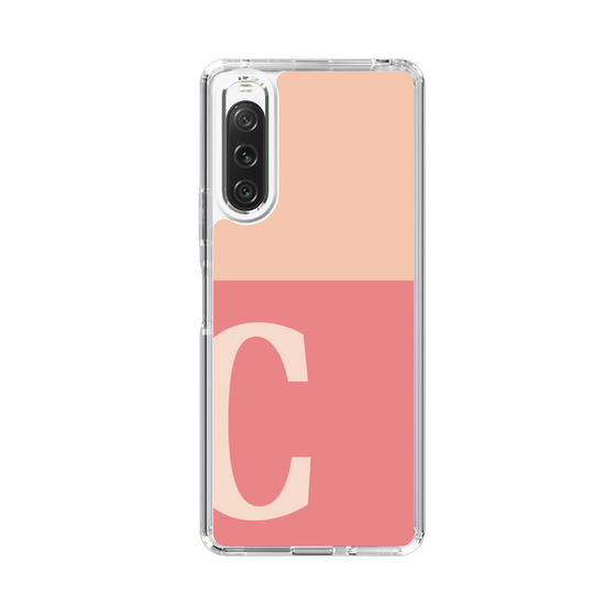 Slim Protection Case［ Original - initial two tone - C pink ］