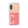Slim Protection Case［ Original - initial two tone - C pink ］