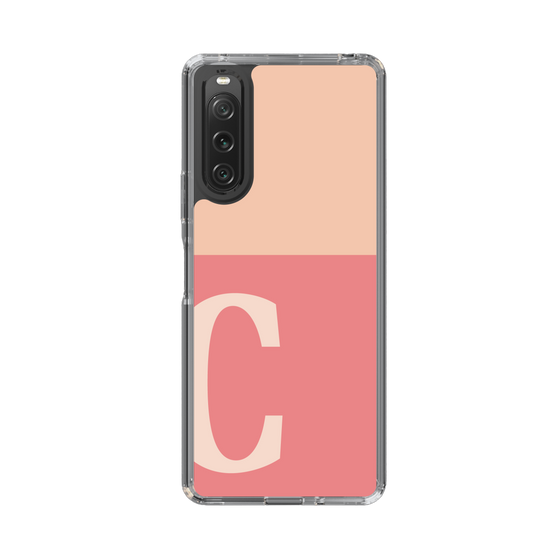 Slim Protection Case［ Original - initial two tone - C pink ］