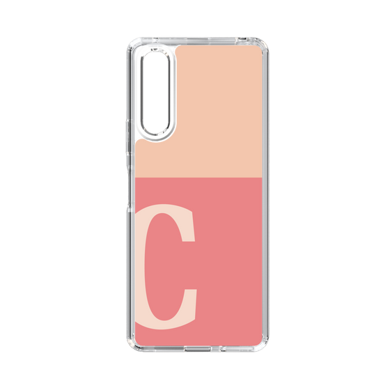 Slim Protection Case［ Original - initial two tone - C pink ］
