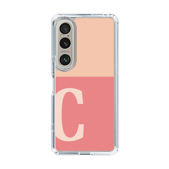 Slim Protection Case［ Original - initial two tone - C pink ］