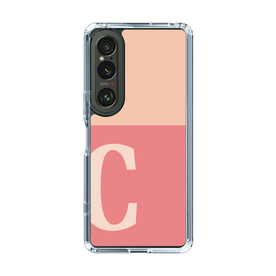 Slim Protection Case［ Original - initial two tone - C pink ］