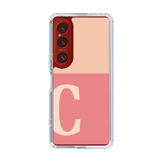 Slim Protection Case［ Original - initial two tone - C pink ］