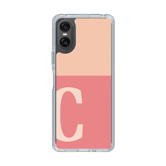 Slim Protection Case［ Original - initial two tone - C pink ］