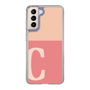 Slim Protection Case［ Original - initial two tone - C pink ］