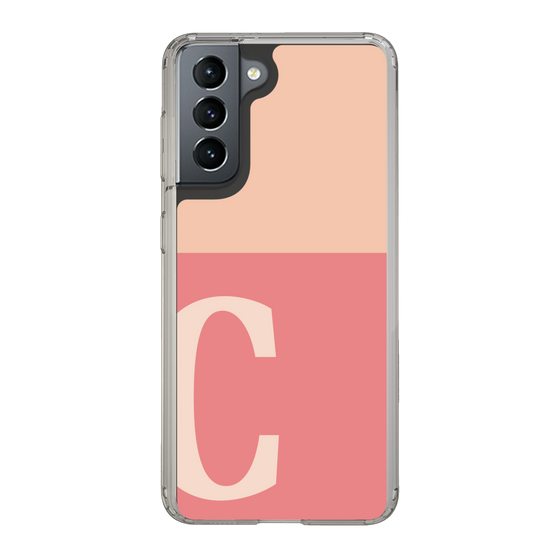 Slim Protection Case［ Original - initial two tone - C pink ］
