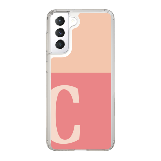 Slim Protection Case［ Original - initial two tone - C pink ］
