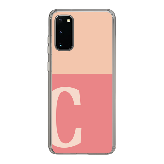 Slim Protection Case［ Original - initial two tone - C pink ］