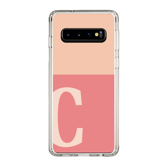 Slim Protection Case［ Original - initial two tone - C pink ］