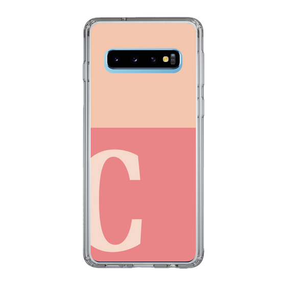 Slim Protection Case［ Original - initial two tone - C pink ］