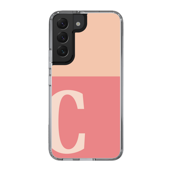 Slim Protection Case［ Original - initial two tone - C pink ］