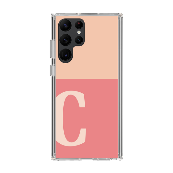 Slim Protection Case［ Original - initial two tone - C pink ］