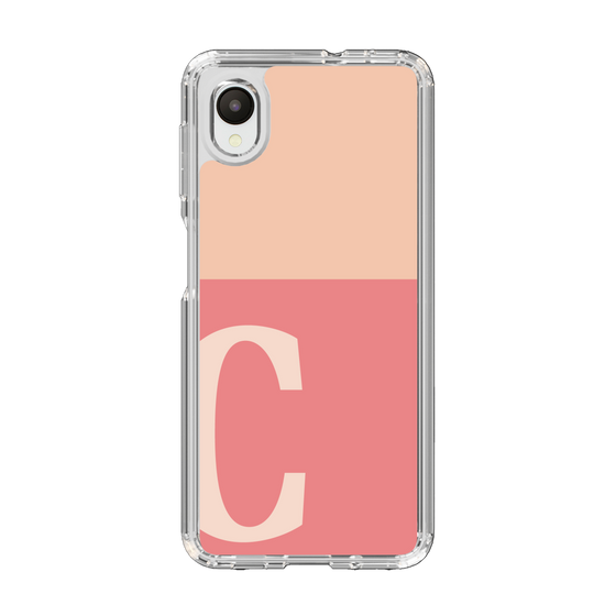 Slim Protection Case［ Original - initial two tone - C pink ］