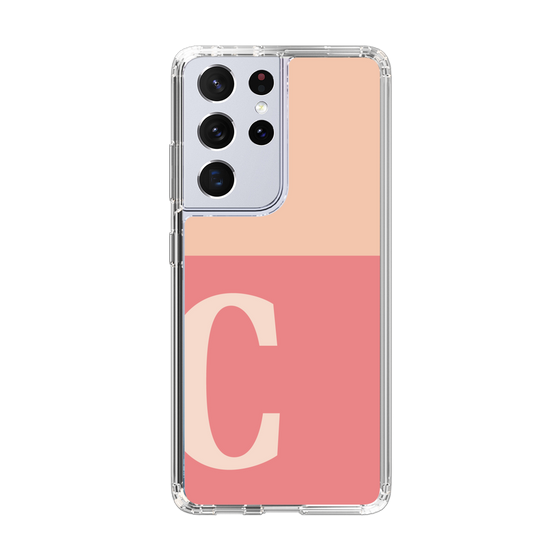 Slim Protection Case［ Original - initial two tone - C pink ］