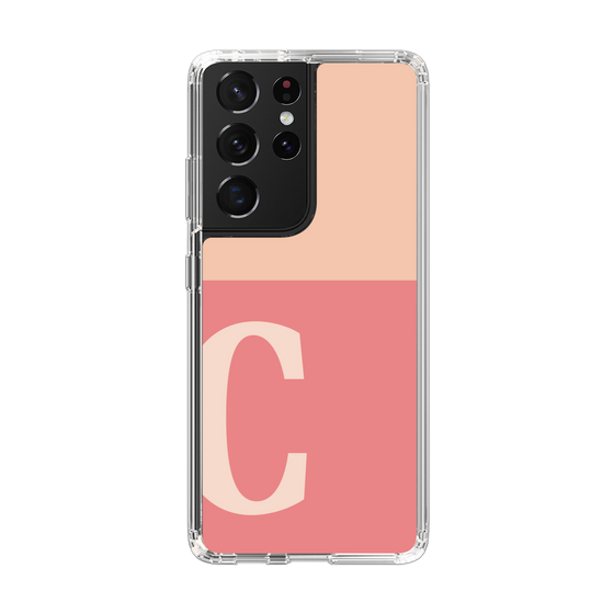 Slim Protection Case［ Original - initial two tone - C pink ］