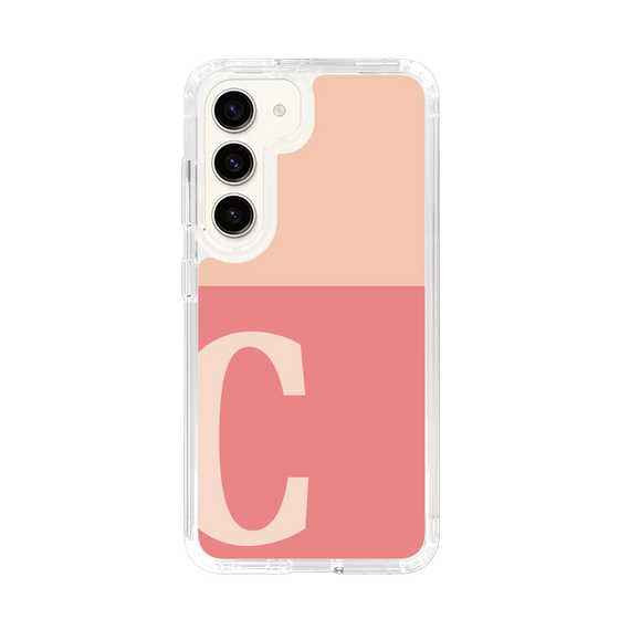 Slim Protection Case［ Original - initial two tone - C pink ］