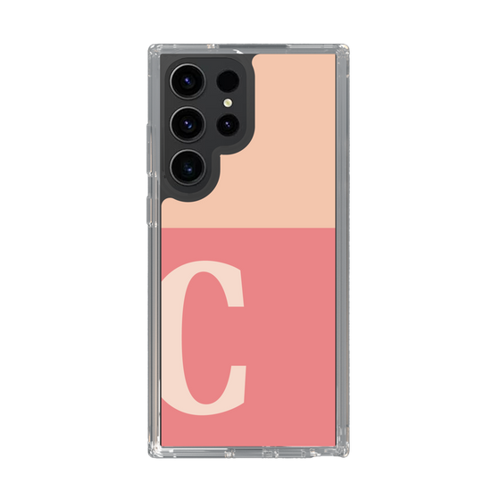 Slim Protection Case［ Original - initial two tone - C pink ］