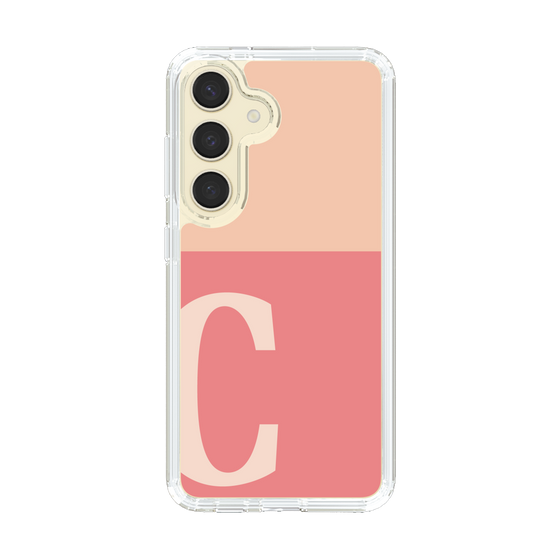 Slim Protection Case［ Original - initial two tone - C pink ］