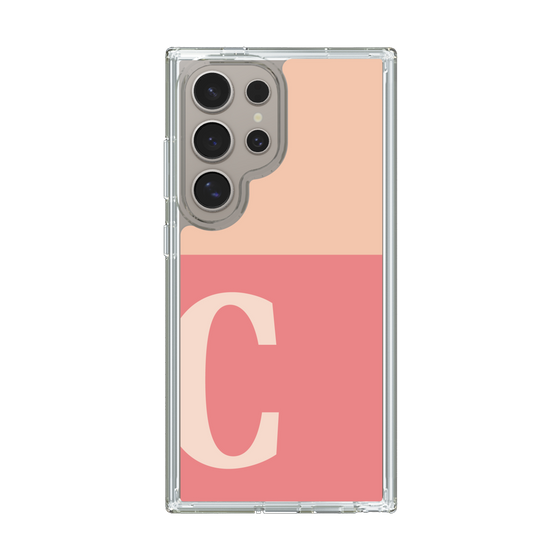 Slim Protection Case［ Original - initial two tone - C pink ］