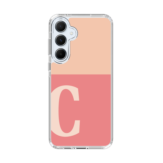 Slim Protection Case［ オリジナル - initial two tone - C pink ］