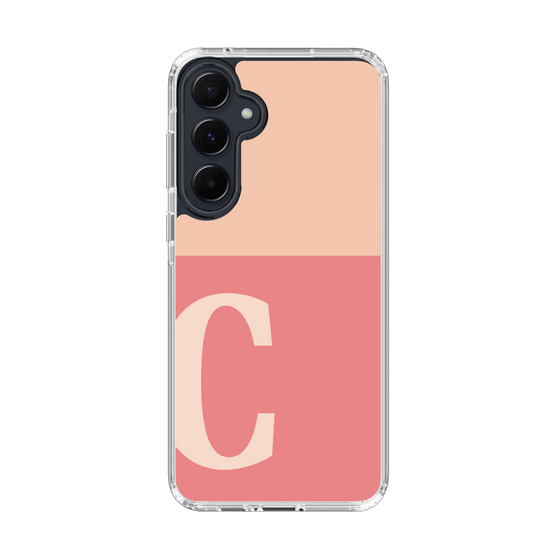 Slim Protection Case［ オリジナル - initial two tone - C pink ］