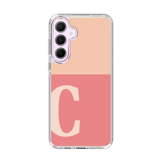 Slim Protection Case［ オリジナル - initial two tone - C pink ］
