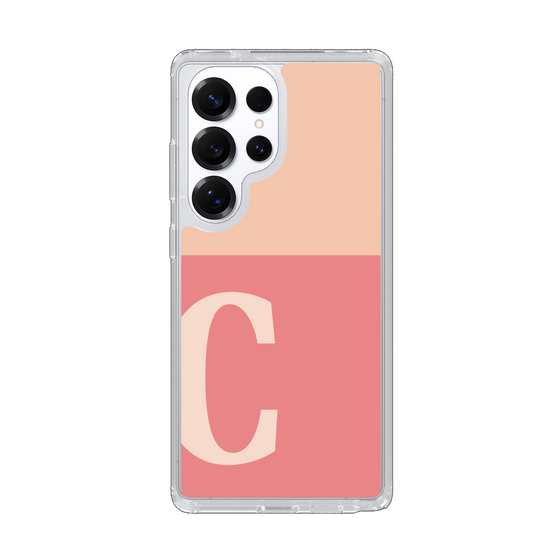 Slim Protection Case［ Original - initial two tone - C pink ］