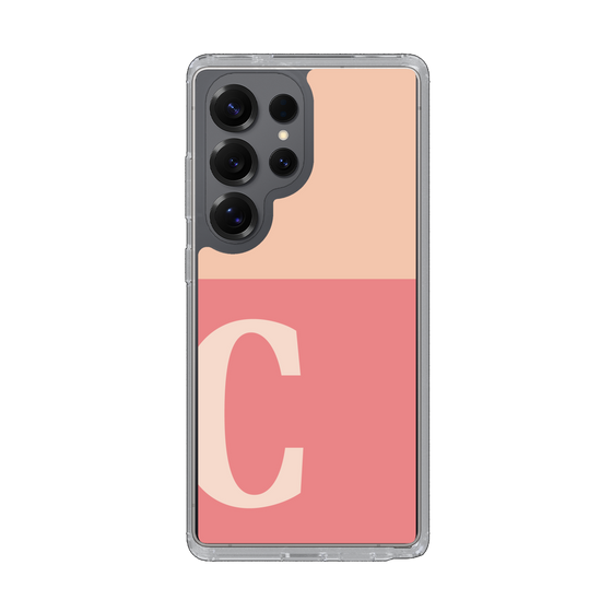 Slim Protection Case［ Original - initial two tone - C pink ］